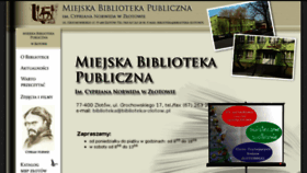 What Biblioteka-zlotow.pl website looked like in 2017 (6 years ago)