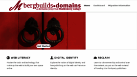 What Bergbuilds.domains website looked like in 2017 (6 years ago)