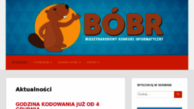 What Bobr.edu.pl website looked like in 2017 (6 years ago)