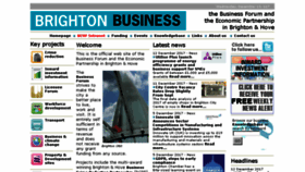 What Brightonbusiness.co.uk website looked like in 2017 (6 years ago)