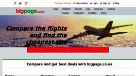 What Bigpage.co.uk website looked like in 2017 (6 years ago)