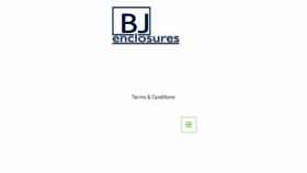 What Bjenclosures.co.uk website looked like in 2017 (6 years ago)