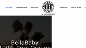 What Bellababyorganic.com.au website looked like in 2017 (6 years ago)