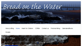 What Breadonthewater.co.za website looked like in 2017 (6 years ago)