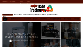 What Baba-trading.com website looked like in 2017 (6 years ago)