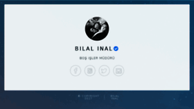 What Bilalinal.com website looked like in 2017 (6 years ago)