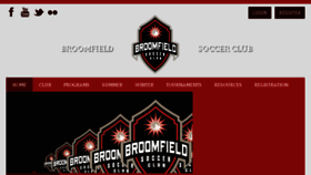 What Broomfieldsoccerclub.org website looked like in 2017 (6 years ago)