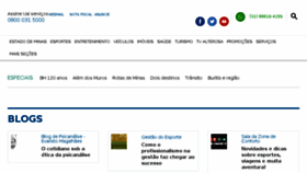 What Blogs.uai.com.br website looked like in 2017 (6 years ago)