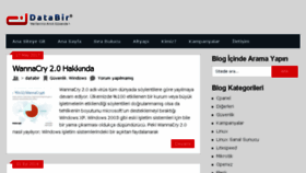 What Blog.databir.com website looked like in 2017 (6 years ago)