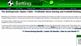 What Bettingtools.co.uk website looked like in 2017 (6 years ago)