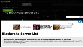 What Blackwake-servers.com website looked like in 2017 (6 years ago)
