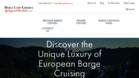 What Bargeladycruises.com website looked like in 2017 (6 years ago)