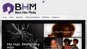 What Blackhairmedia.com website looked like in 2017 (6 years ago)
