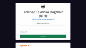 What Bth.itslearning.com website looked like in 2017 (6 years ago)