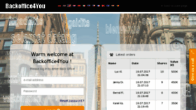 What Backoffice4you.net website looked like in 2018 (8 years ago)