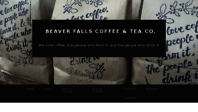 What Beaverfallscoffeeandtea.com website looked like in 2018 (6 years ago)