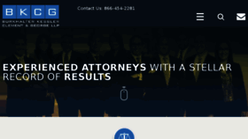What Bkcglaw.com website looked like in 2018 (6 years ago)