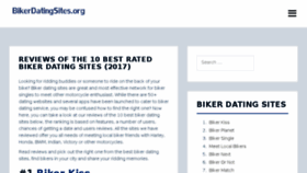 What Bikerdatingsites.org website looked like in 2018 (6 years ago)