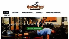 What Balancepointfitness.com website looked like in 2018 (6 years ago)