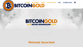 What Bitcoingolde.org website looked like in 2018 (6 years ago)