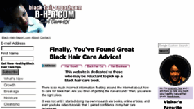 What Black-hair-report.com website looked like in 2018 (6 years ago)