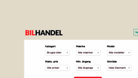What Bilhandel.dk website looked like in 2018 (6 years ago)