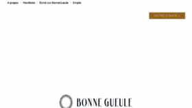 What Bonnegueule.fr website looked like in 2018 (6 years ago)