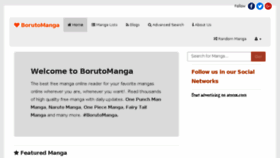 What Borutomanga.me website looked like in 2018 (6 years ago)