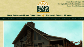 What Beanshomes.com website looked like in 2018 (6 years ago)