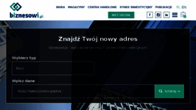 What Biznesowi.pl website looked like in 2018 (6 years ago)