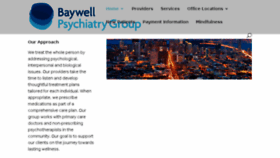 What Baywellpsych.com website looked like in 2018 (6 years ago)
