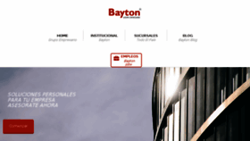What Bayton.com website looked like in 2018 (6 years ago)