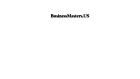 What Businessmasters.us website looked like in 2018 (6 years ago)