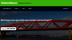 What Bakkerspees.nl website looked like in 2018 (6 years ago)