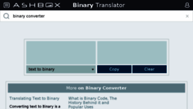 What Binarytranslator.com website looked like in 2018 (6 years ago)