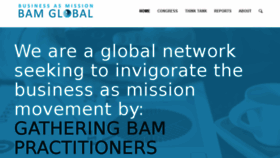 What Bamglobal.org website looked like in 2018 (6 years ago)