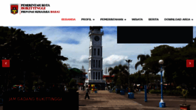 What Bukittinggikota.go.id website looked like in 2018 (6 years ago)