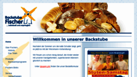 What Backstube-fischer.de website looked like in 2018 (6 years ago)