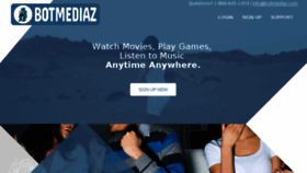What Botmediaz.com website looked like in 2018 (6 years ago)
