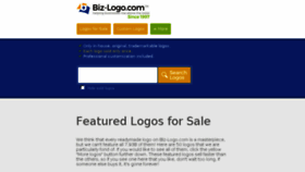 What Biz-logo.com website looked like in 2018 (6 years ago)