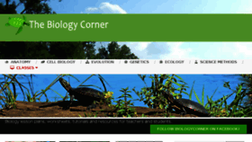 What Biologycorner.com website looked like in 2018 (6 years ago)