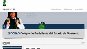 What Bachilleresgro.edu.mx website looked like in 2018 (6 years ago)