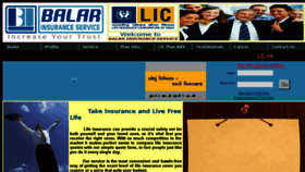 What Balarinsurance.com website looked like in 2018 (6 years ago)