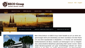 What Beco-group.de website looked like in 2018 (6 years ago)
