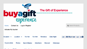 What Buyagiftexperience.co.za website looked like in 2018 (6 years ago)