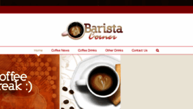 What Baristacorner.com website looked like in 2018 (6 years ago)