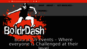 What Boldrdashrace.com website looked like in 2018 (6 years ago)