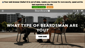What Beardbrand.com website looked like in 2018 (6 years ago)
