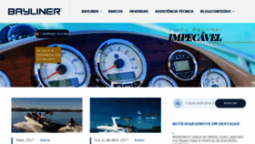 What Bayliner.com.br website looked like in 2018 (6 years ago)