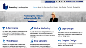 What Brandinglosangeles.com website looked like in 2018 (6 years ago)